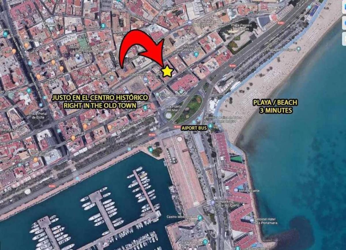 Apartment In Alicante Downtown/El Postiguet Beach ภายนอก รูปภาพ